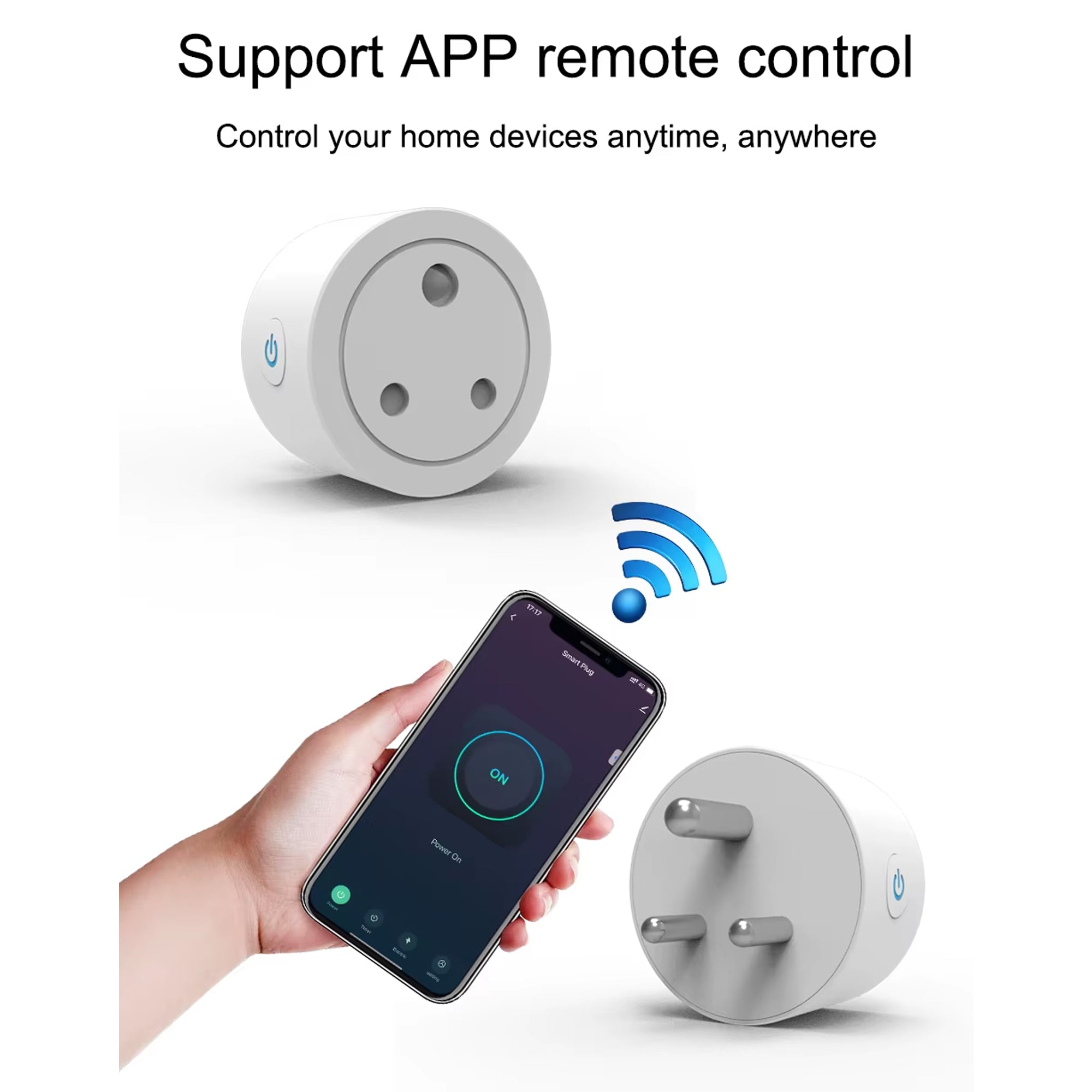 10A 3Pin Smart Wifi Plug Power Moniter Smart Socket energy moniter EU UK AC100-240V Power Outlet, Alexa Google Home Voice Control, For Tuya Smart Life APP Maximustronics