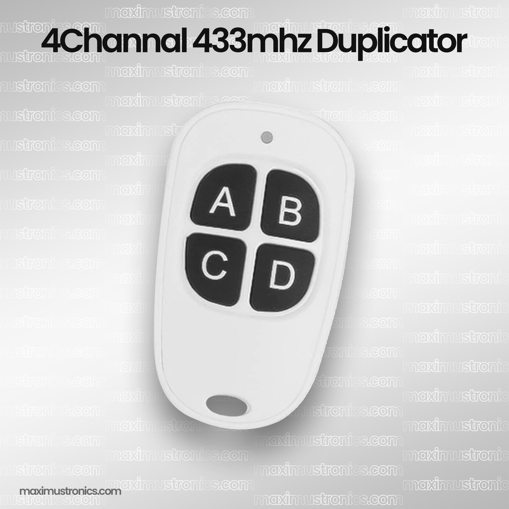 4 Channal 433 Mhz Duplicator White Remote Control copier or clone its remote to remote copy