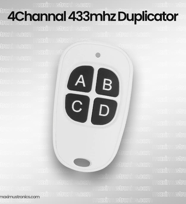 4 Channal 433 Mhz Duplicator White Remote Control copier or clone its remote to remote copy