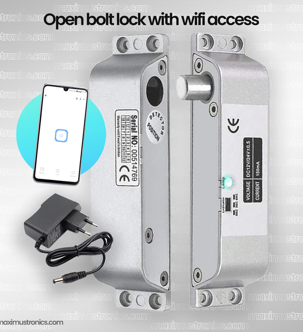 Ewelink Wifi Electric Drop Bolt Lock Fail Safe System for Door Access Control Security for metal door wooden door jewellery shop