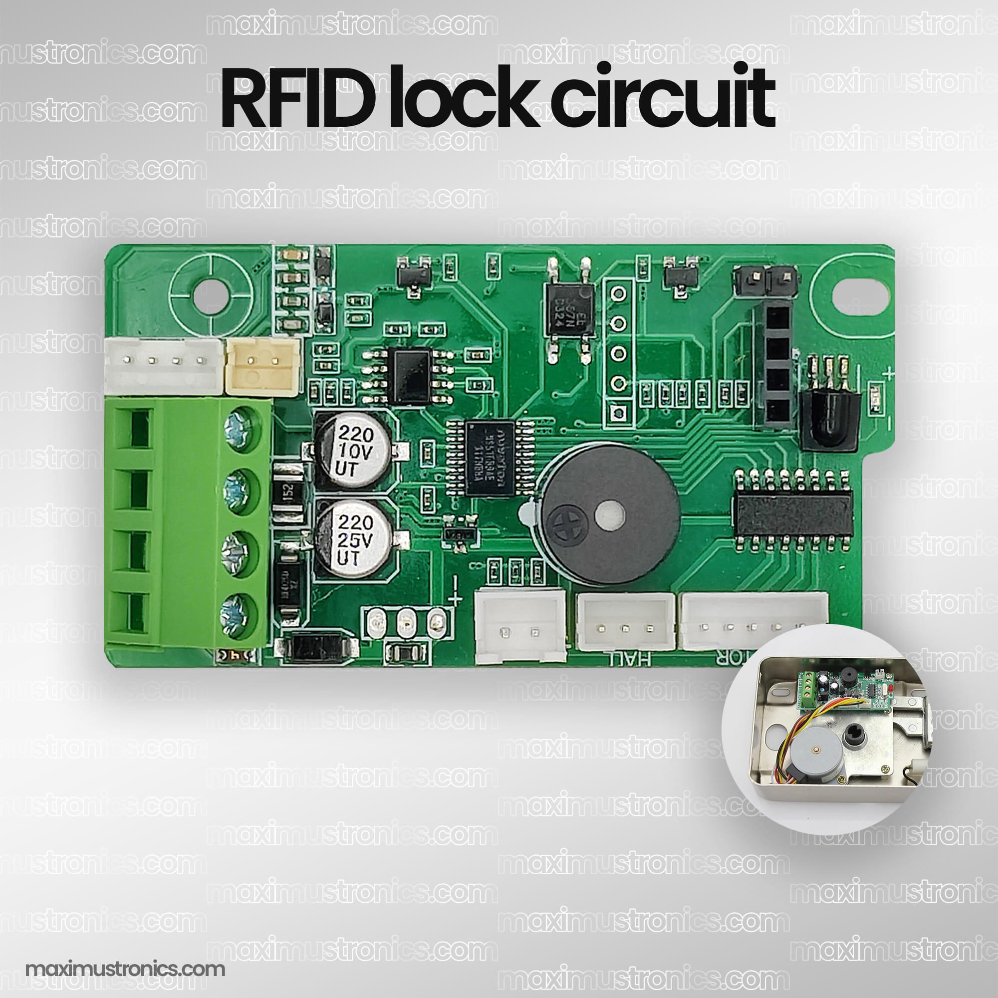 RFID Lock Circuit for rimlock 125khz type A or B type