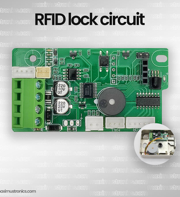 RFID Lock Circuit for rimlock 125khz type A or B type