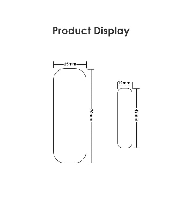 Tuya WiFi Door Sensor Window Sensor Smart Home Wireless Door Detector Smart Life APP Remote Control for Alexa Google Home