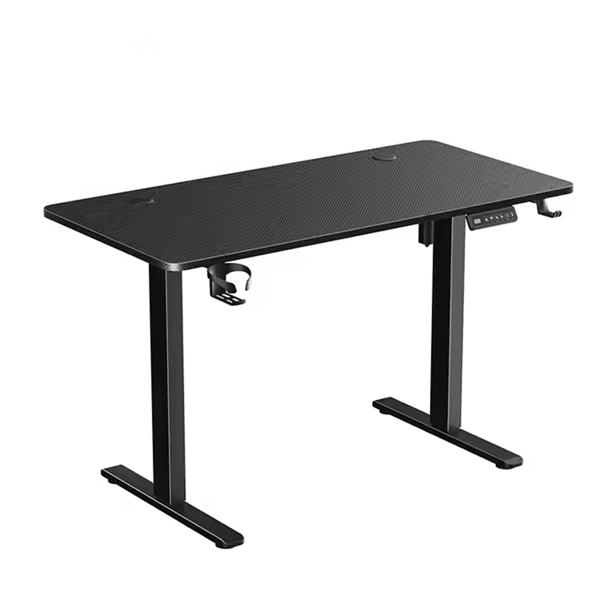 Height adjustable table single motor standing desk for gaming computer table or office use maximustronics