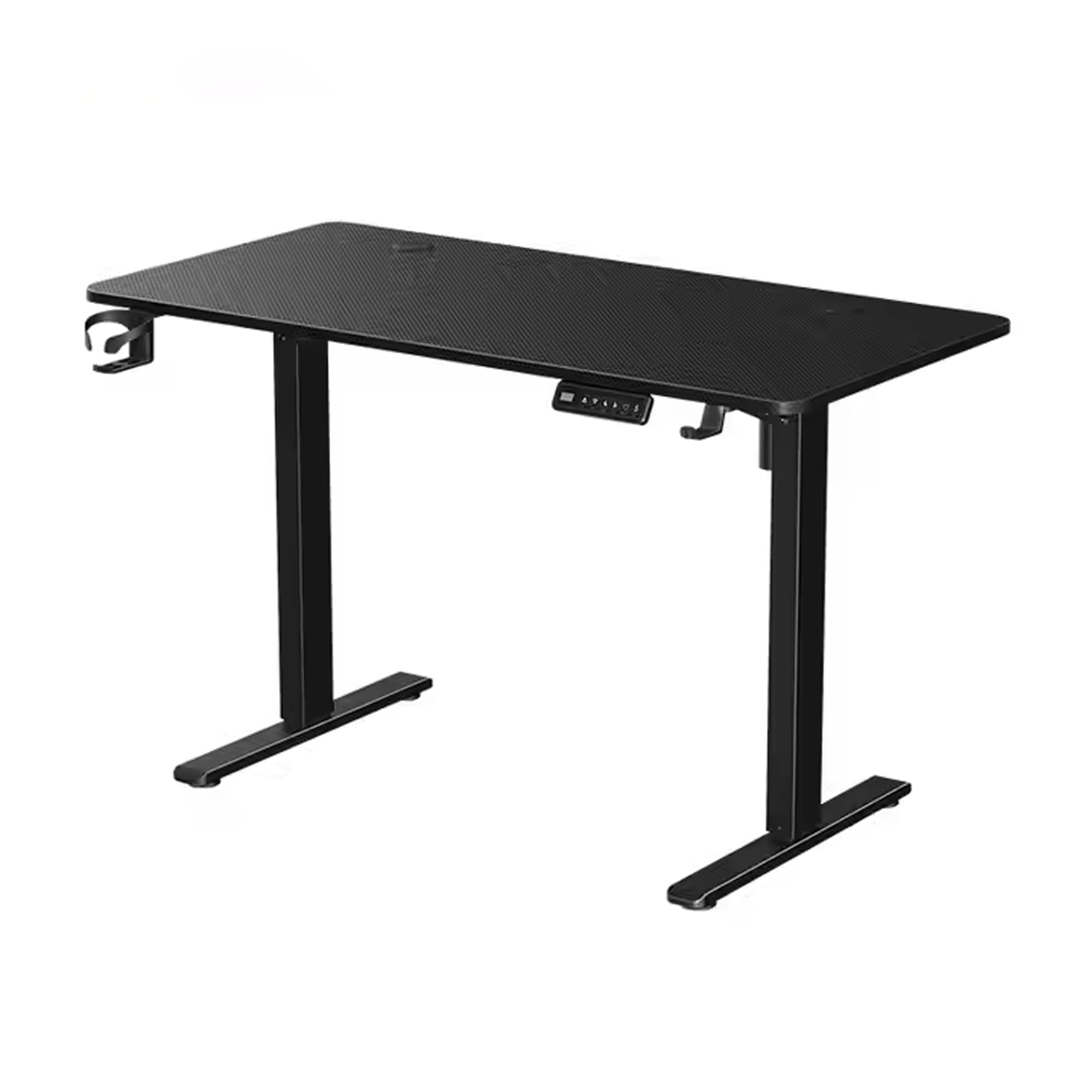 Height adjustable table single motor standing desk for gaming computer table or office use maximustronics