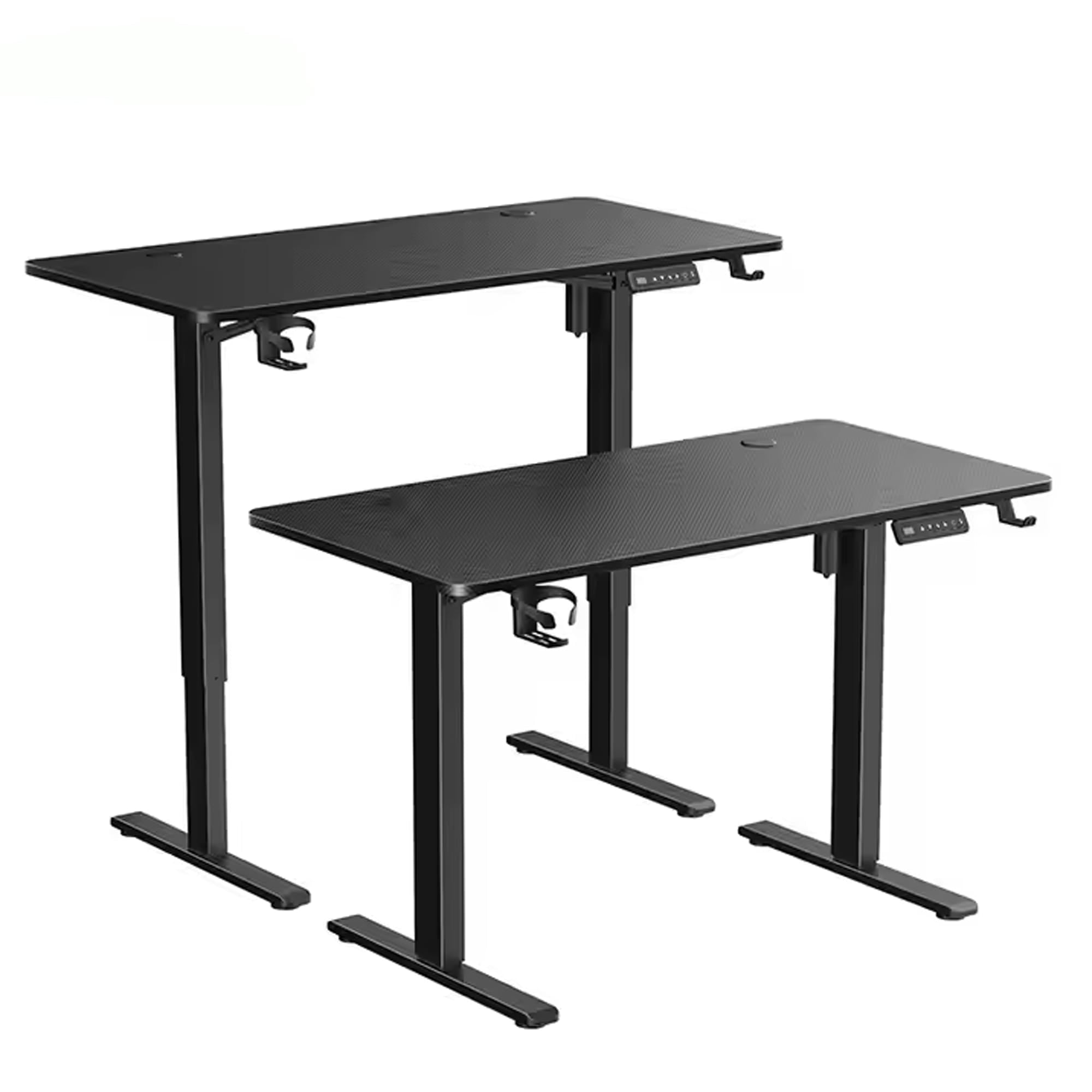 Height adjustable table single motor standing desk for gaming computer table or office use maximustronics