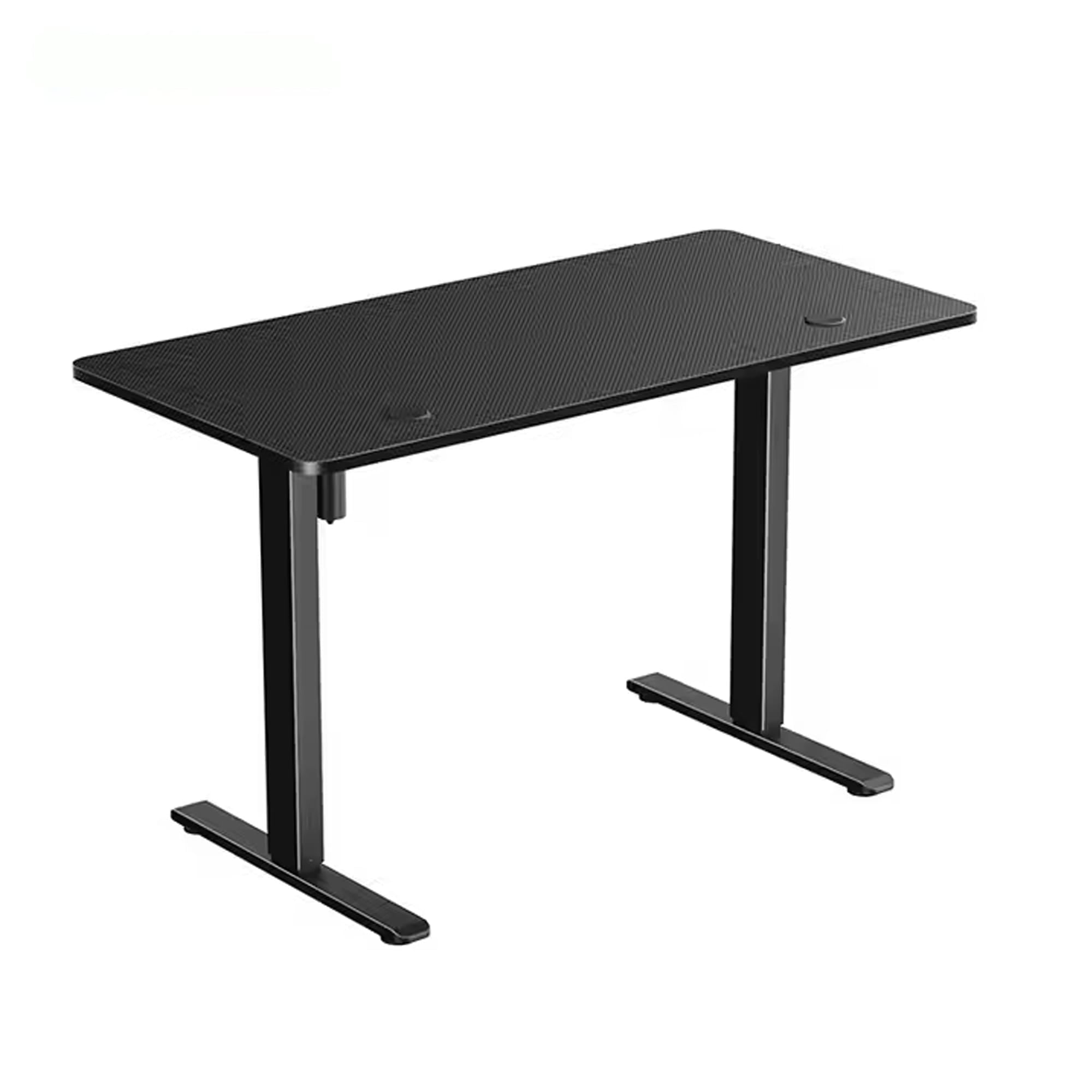 Height adjustable table single motor standing desk for gaming computer table or office use maximustronics