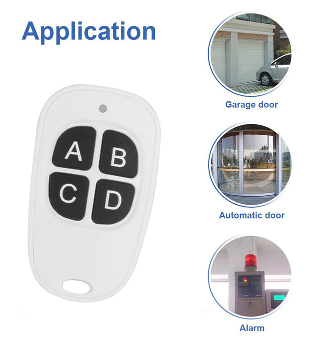 4 Button RF433Mhz Remote Control ev1527 Learning code this is not duplicator