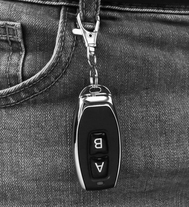 2 Button 2 Channal 433Mhz RF Remote Control Learning code ev157
