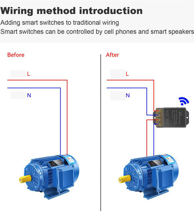 Ewelink Smart WiFi Switch 30A High Power Controller Motor Relay Module Timing Voice Control With Alexa Google Home for heavyload appliances geyser, electric heater, air conditioner, water pump, motor