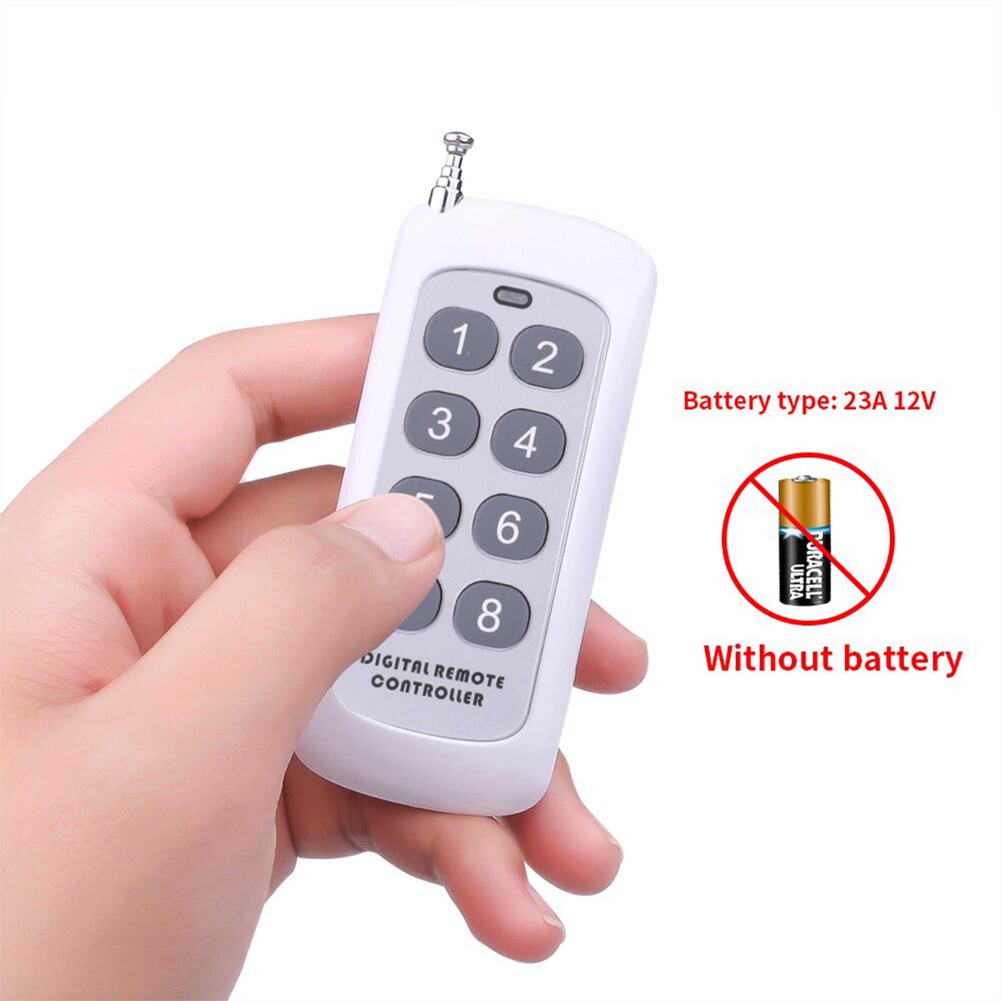 8CH RF Long Range 433MHz Remote control Learning code ev1527