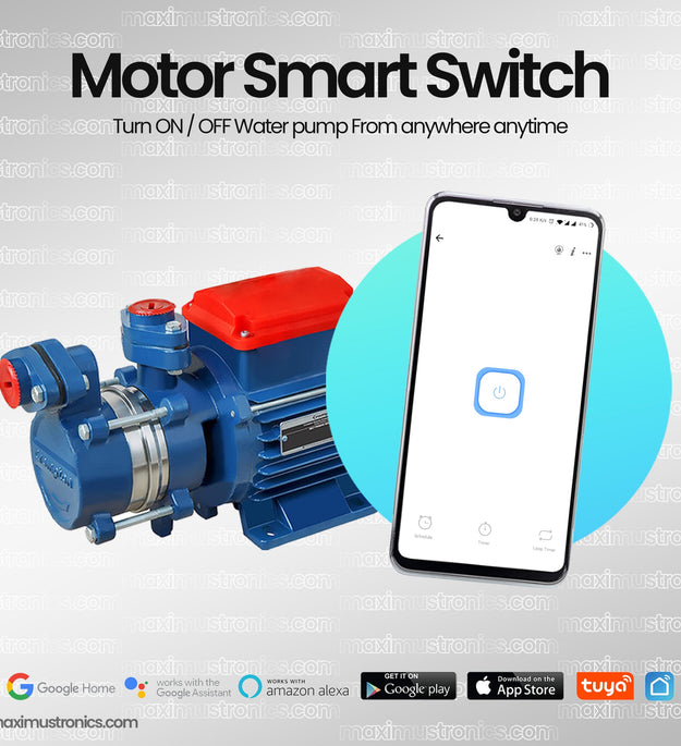 Motor Smart Wifi Switch  Water pump Motor 220v AC 16A 3520W capacity Work with An External Switch smart life Tuya app Home automation