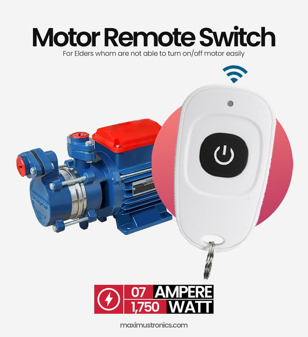 Motor Wireless Remote Control RF 433mhz switch for water pump submersible donkey laal pump etc